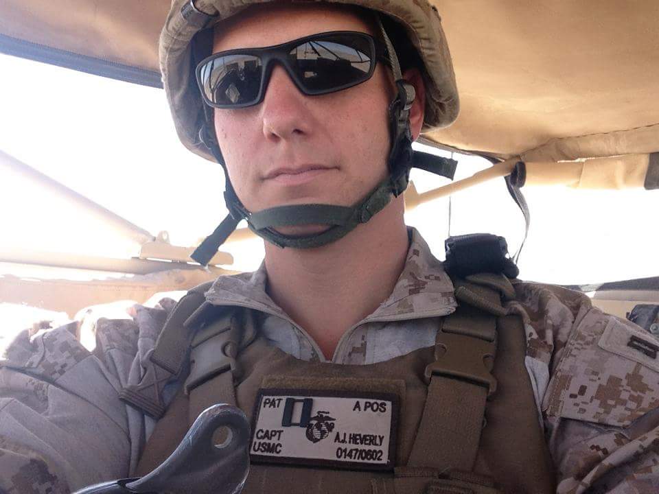 Anthony Heverly, retired Marine Corps veteran and owner of Heverly & Sons